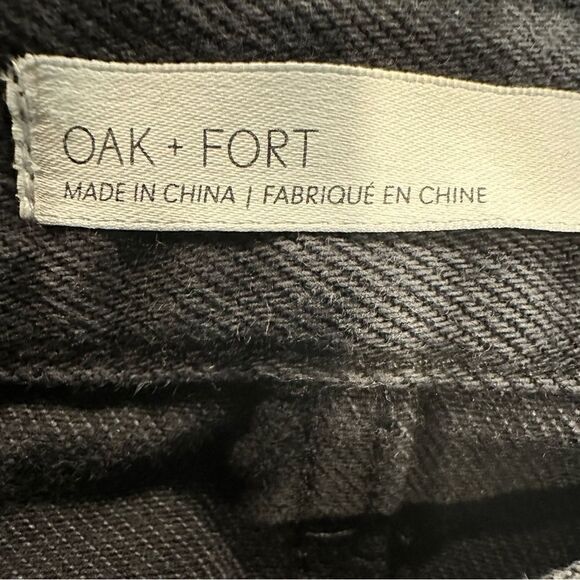 Oak + fort barrel tapered jeans washed black - Picture 4 of 4